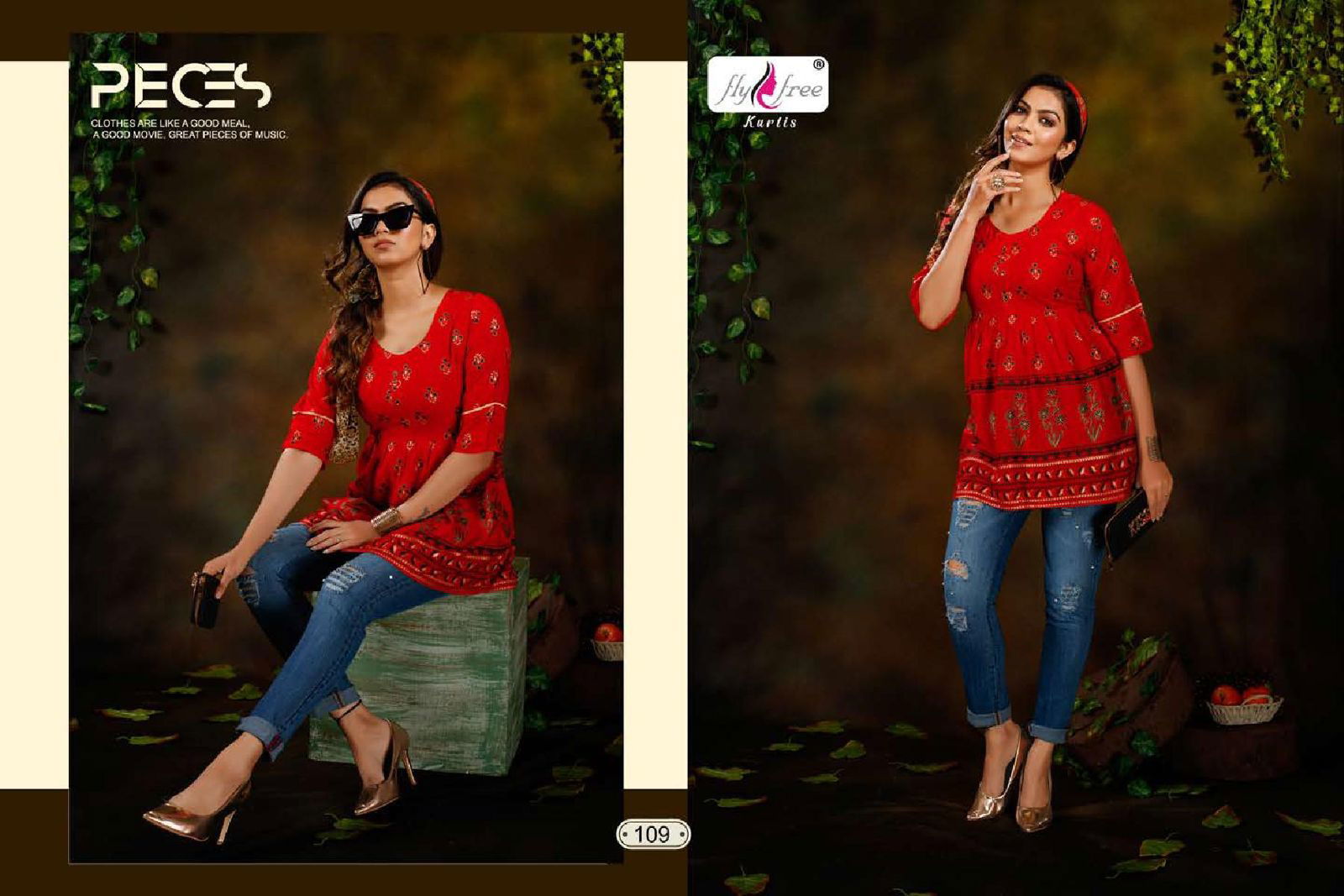 Fly Free Sinchan New Fancy Ethnic Wear Rayon Short Top Collection